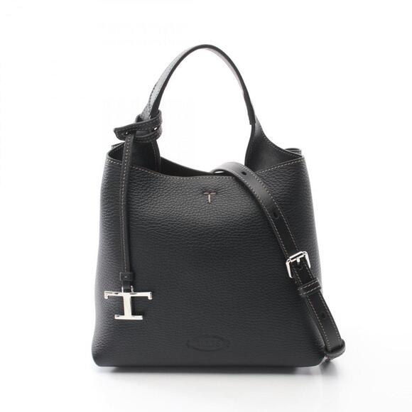 TOD'S Black Leather Bag - Picture 1 of 6